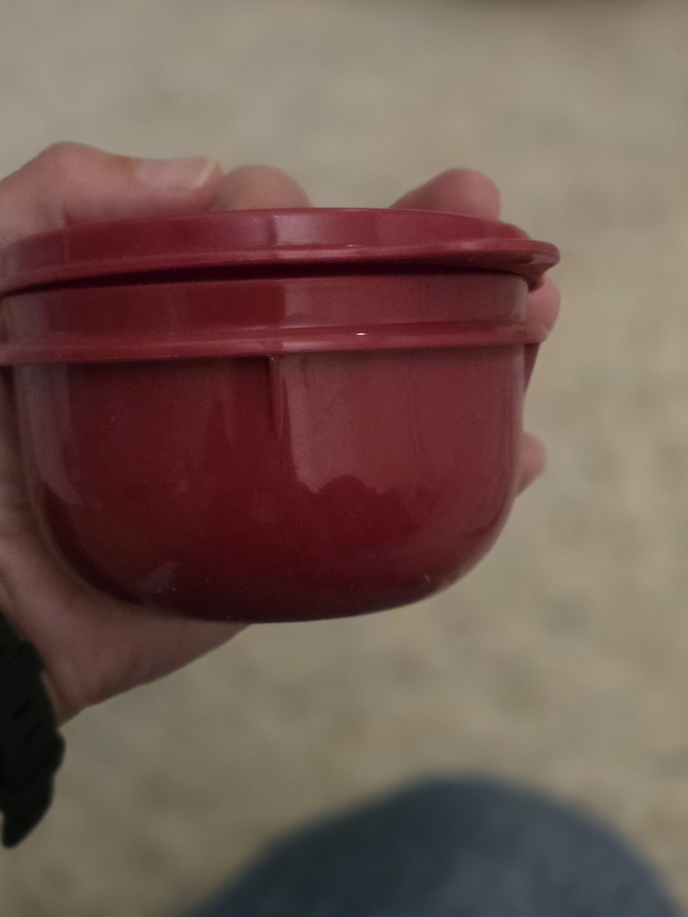 Tupperware Red Snap-Lid Food Container - Picture 5 of 15